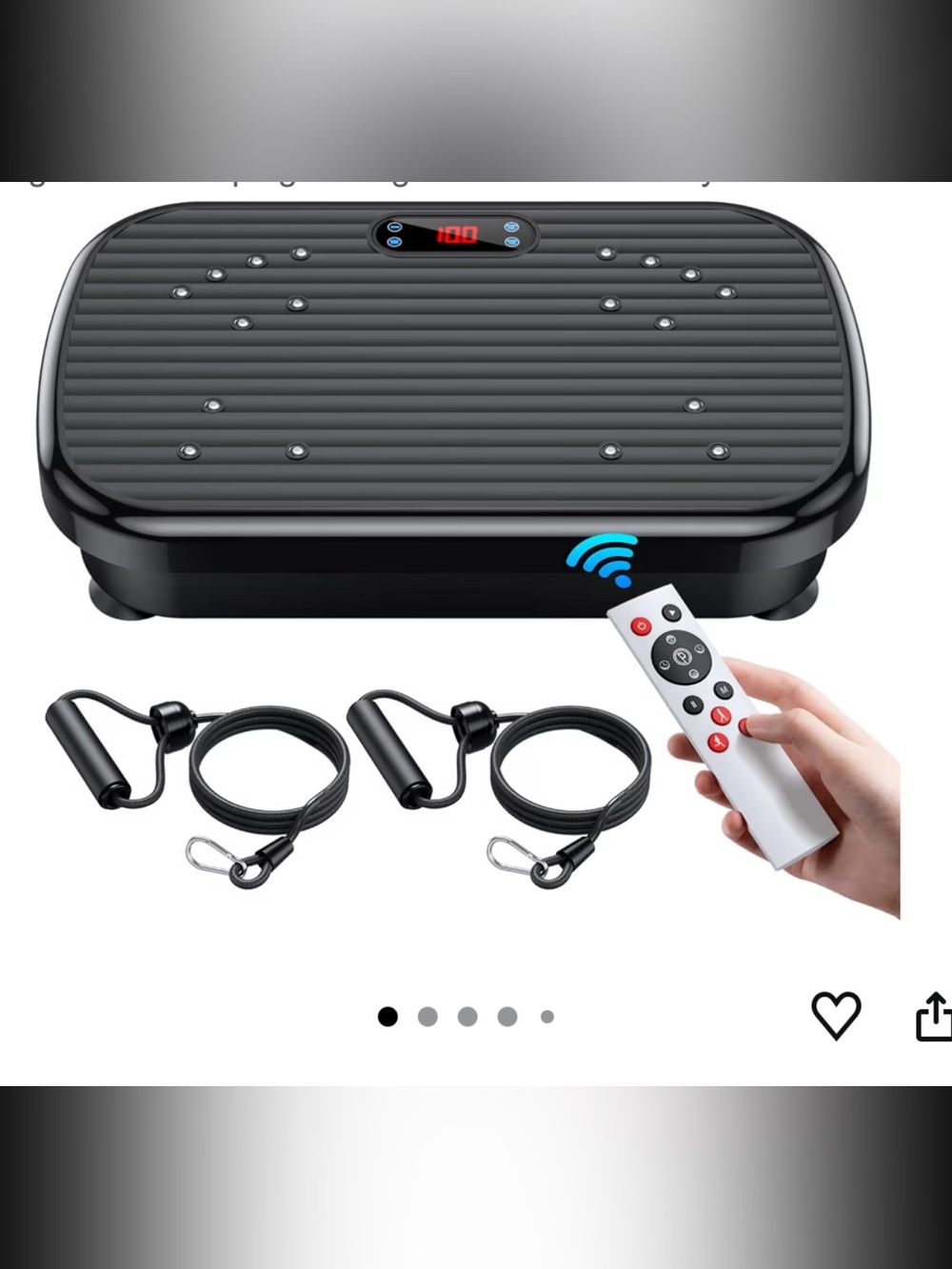 PUREROYI vibration plate exercise machine, a whole-body fitness platform